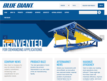 Tablet Screenshot of bluegiant.com